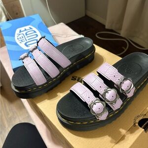 Dr. Martens Women's Purple Blair’s Flower Sandals
